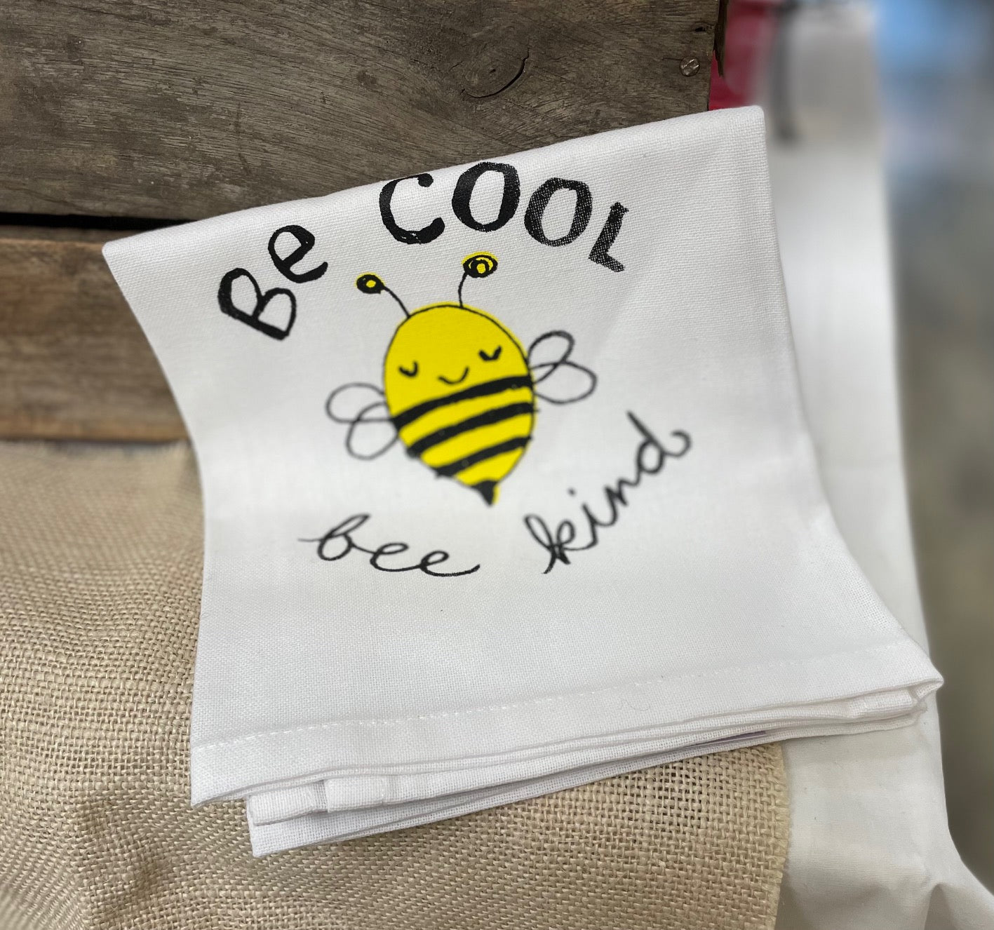 Bee Kind Tea Towel