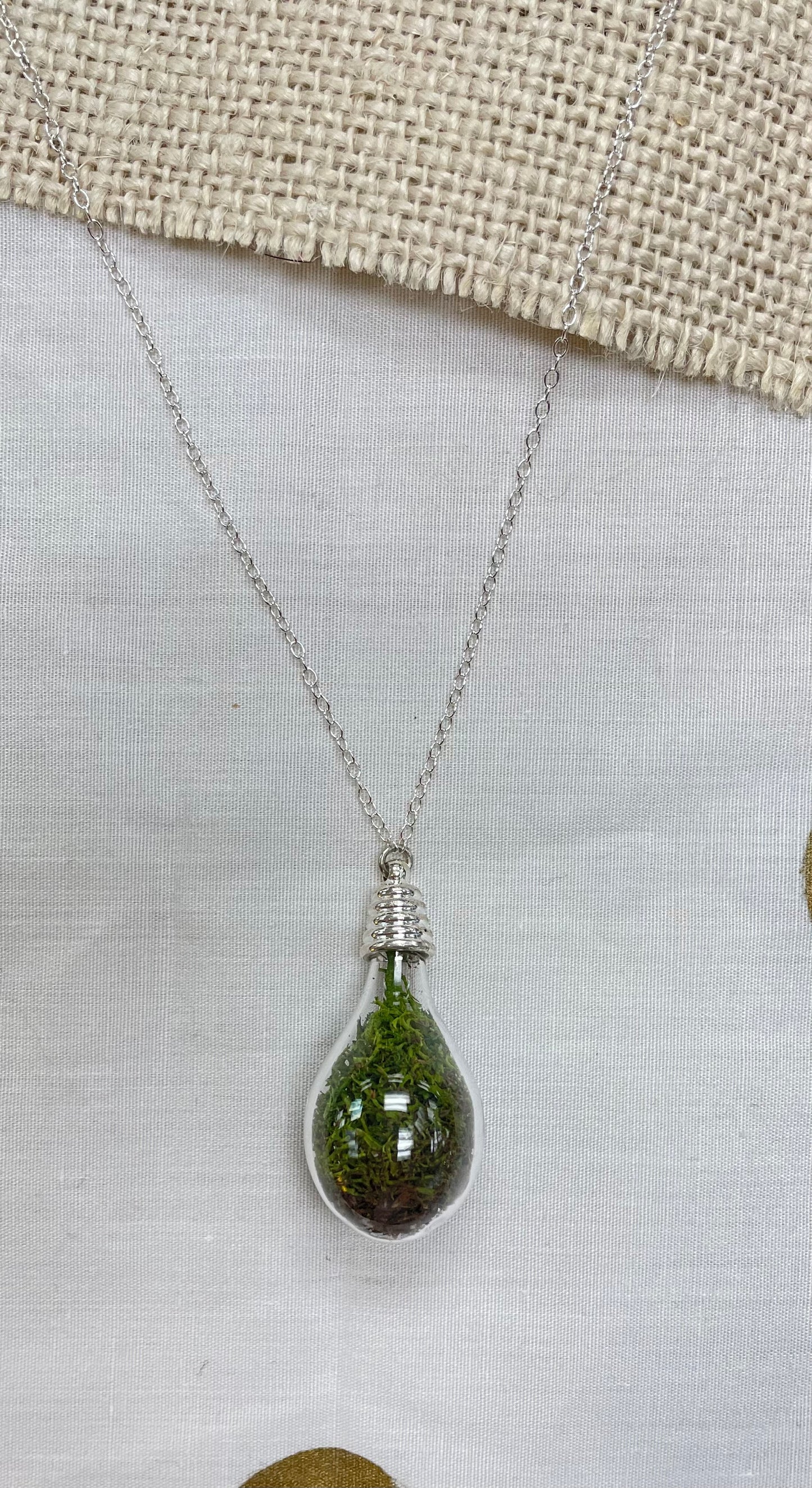 Terrarium Teardrop Necklace
