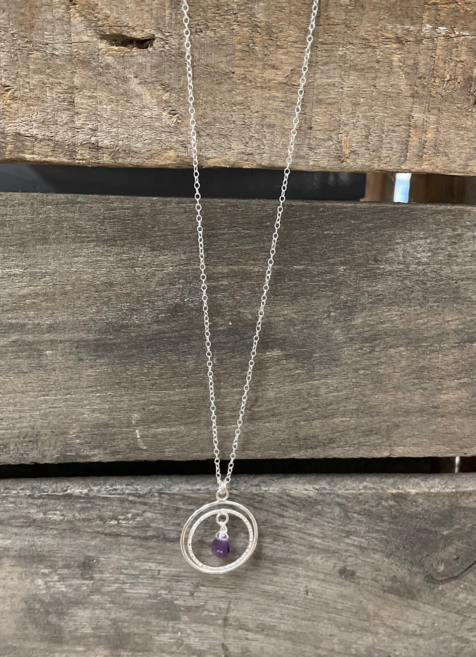 Amethyst Crest Necklace